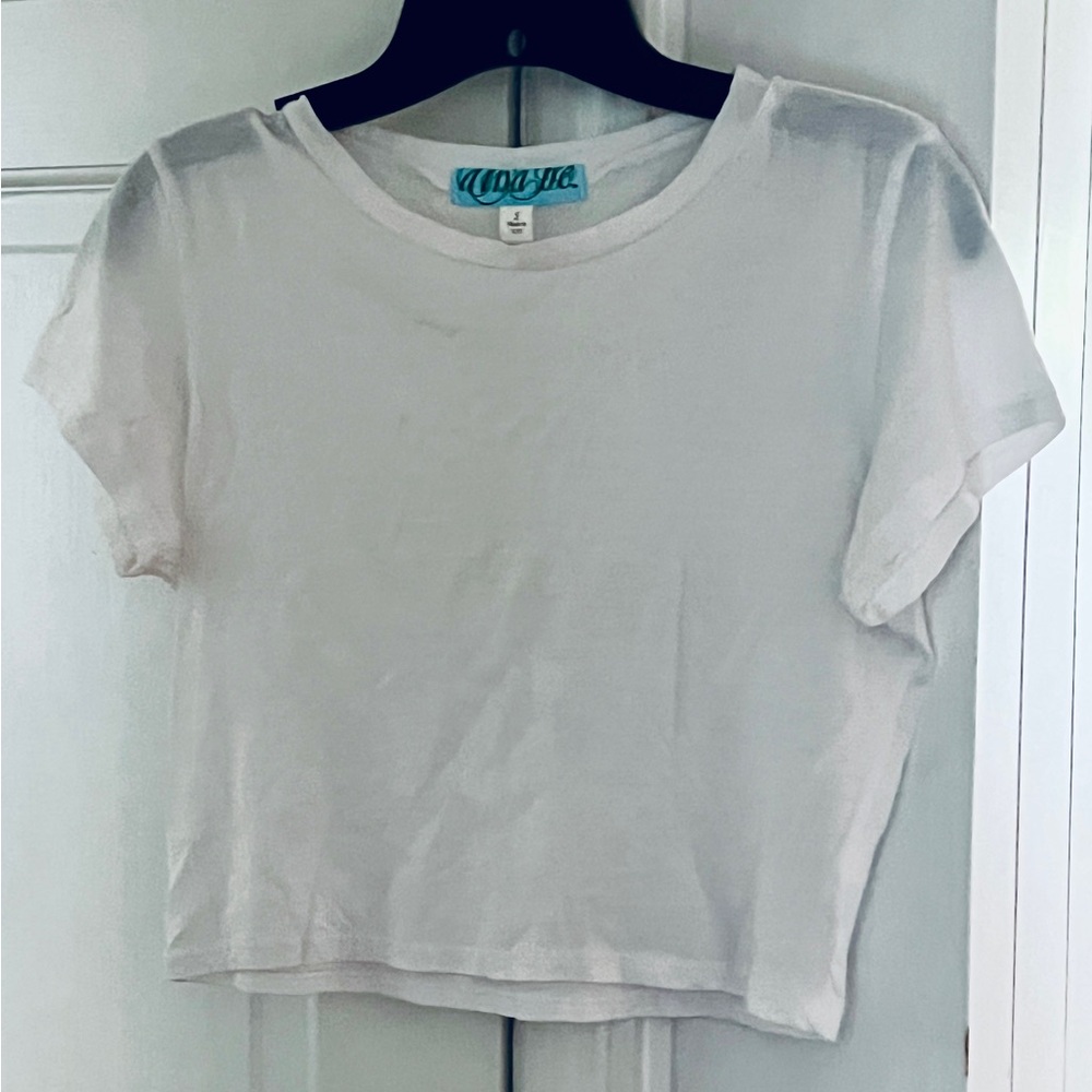 White Crop Top